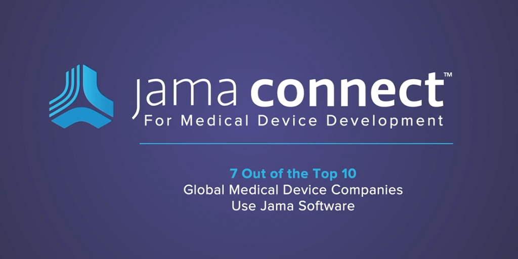 Accelerate medical device development with Jama Connect