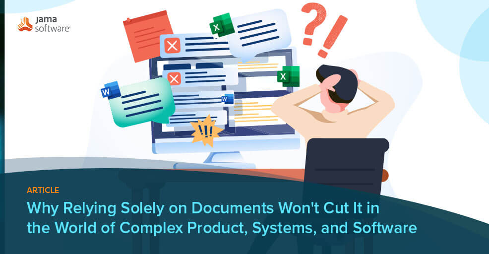 Image showing why documents are difficult for requirements management
