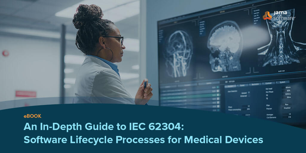 This image depicts a medical professional using the benefits of IEC 62304 implementation.