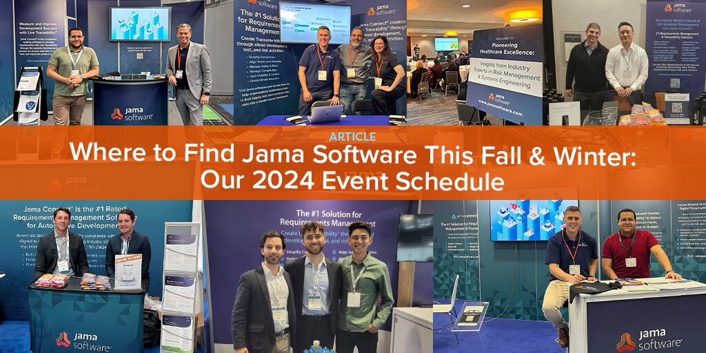 Where to Find Jama Software This Fall: Our 2024 Event Schedule