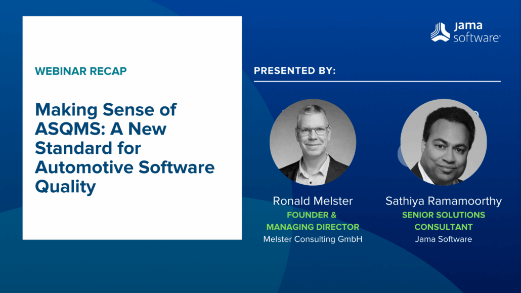 Two photos of the speakers for this event on the topic of ASQMS and Automotive Compliance.