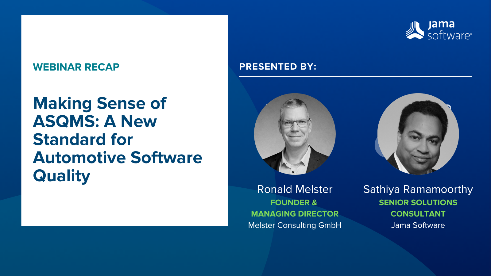 [Webinar Recap] Making Sense of ASQMS: A New Standard for Automotive Software Quality