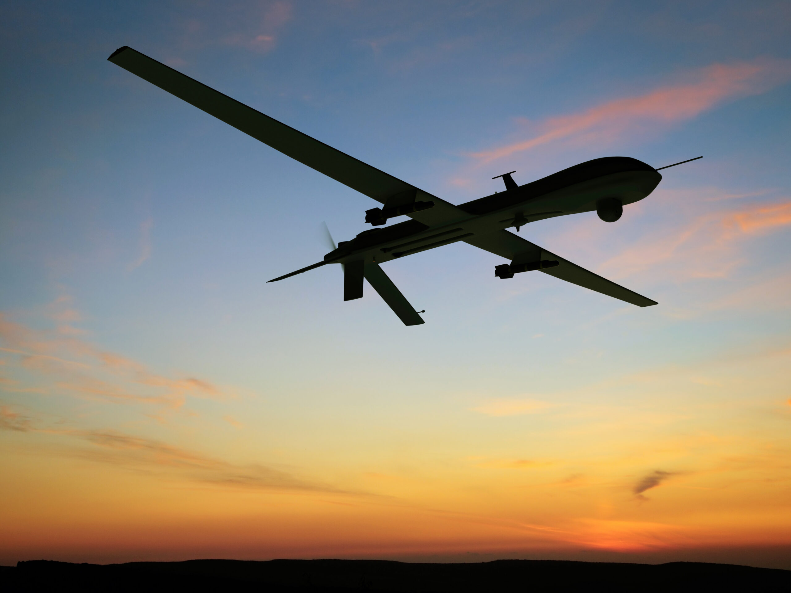 Unmanned Aerial Vehicle (UAV), also known as Unmanned Aircraft System (UAS).