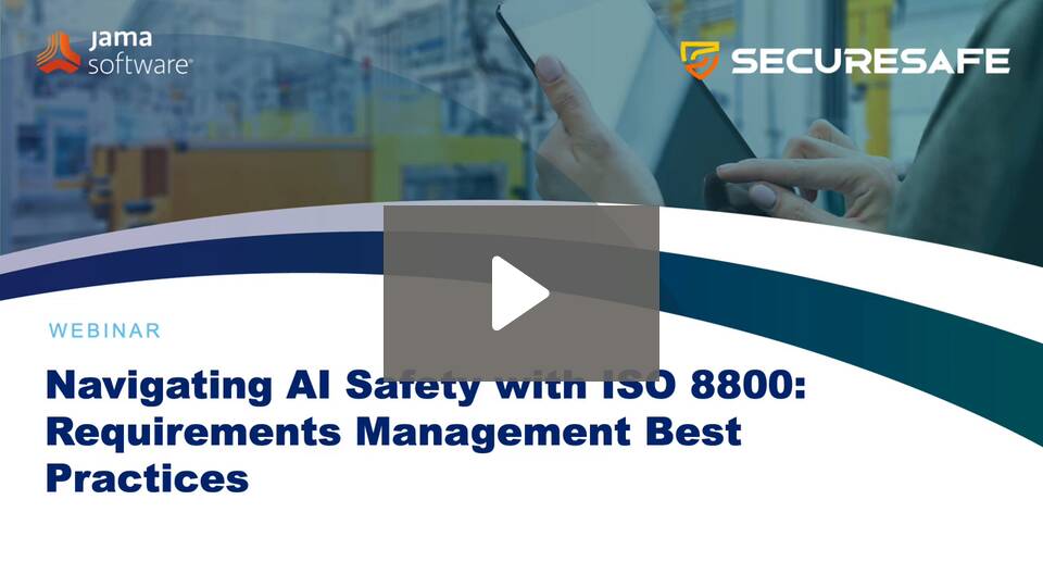 Navigating AI Safety with ISO 8800: Requirements Management Best Practices