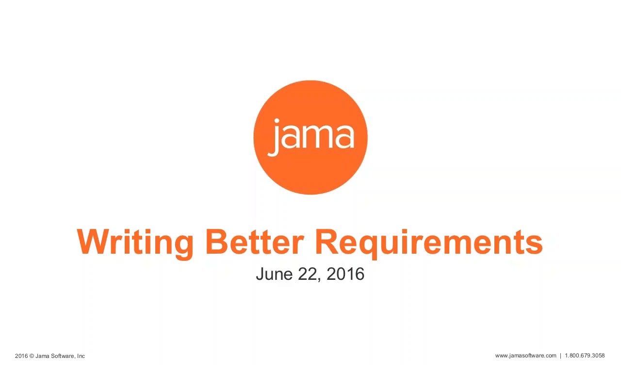 How to Write Good Requirements