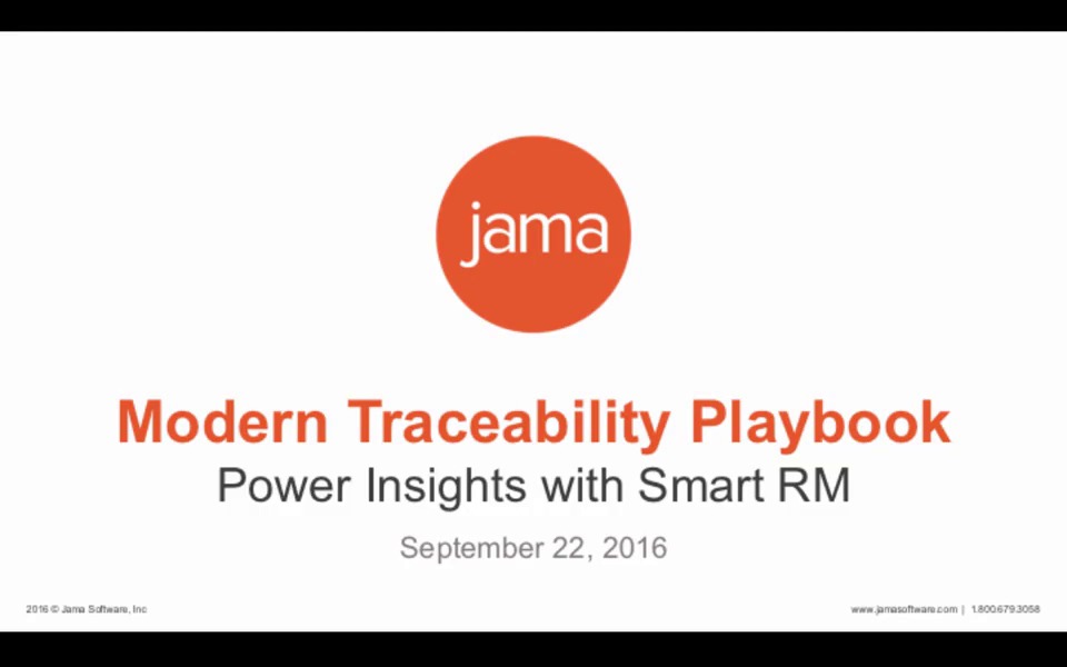 Modern Traceability Playbook