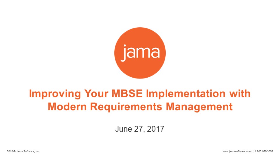 Improving Your MBSE Implementation with Modern Requirements Management