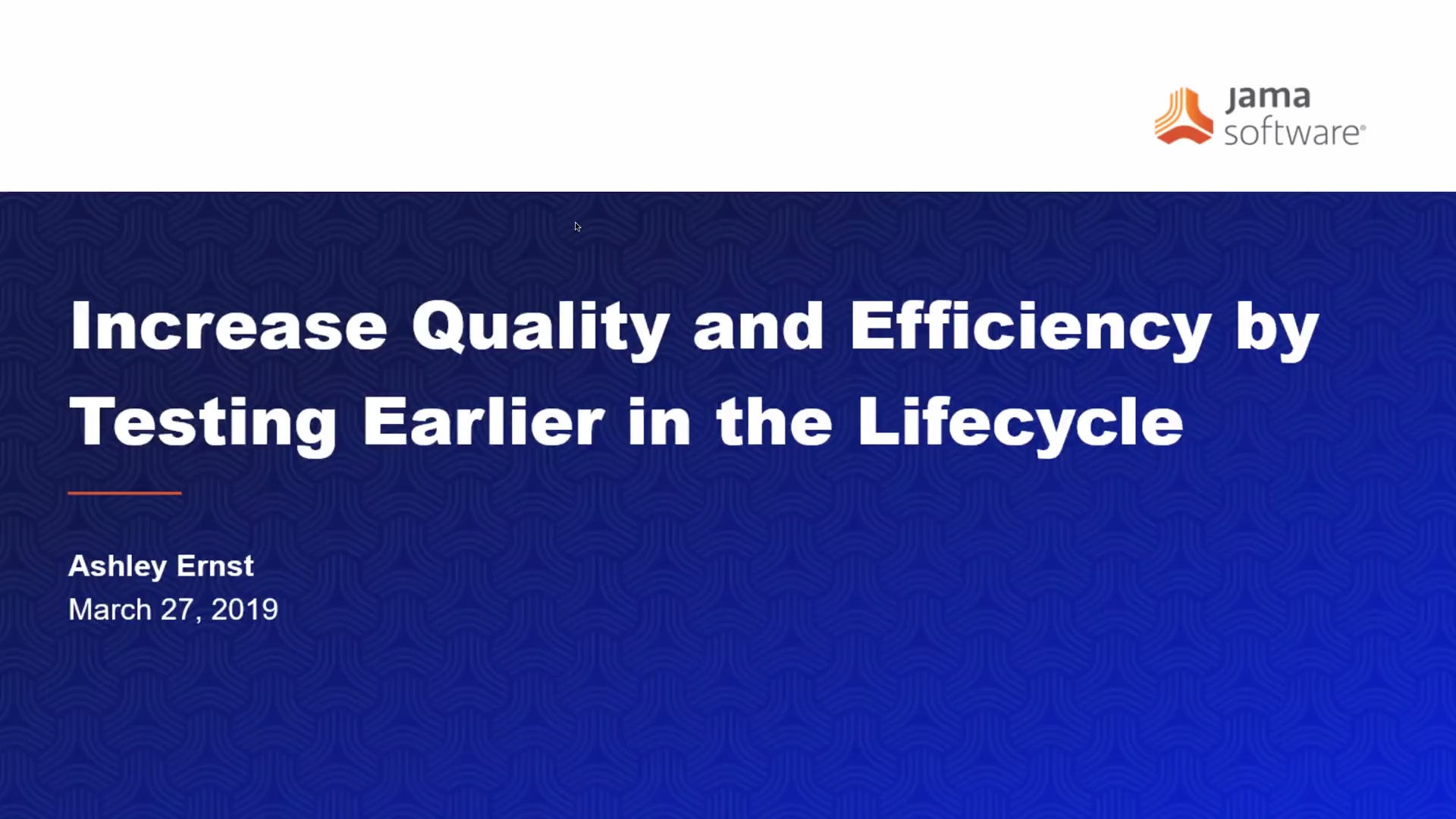 Increase Quality and Efficiency by Testing Earlier in the Lifecycle