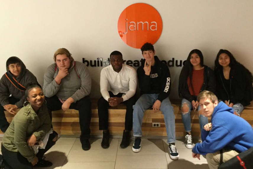 Local High School Students Visit Jama HQ