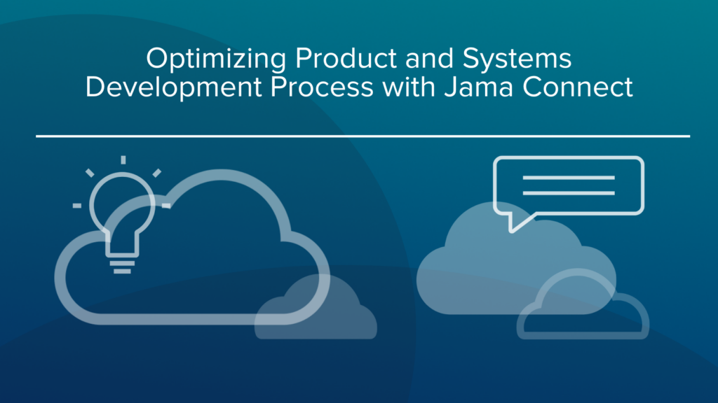 This image portrays our webinar series on Optimizing Product and Systems Development Processes