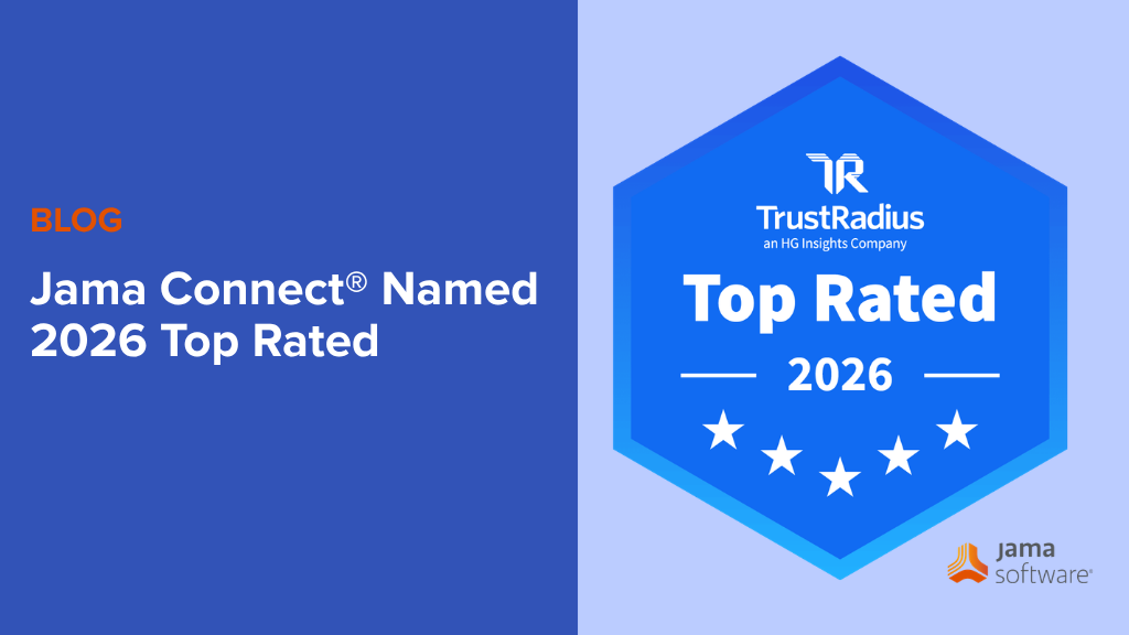 Jama Connect® Earns the 2026 TrustRadius Top Rated Award in Requirements Management