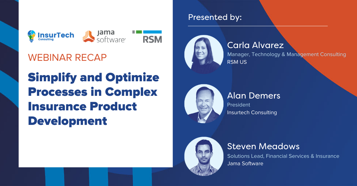 [Webinar Recap] Simplify and Optimize Processes in Complex Insurance Product Development
